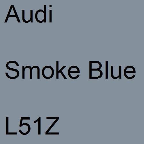 Audi, Smoke Blue, L51Z.